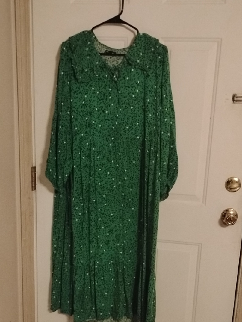 Who What Wear -Green Printed Dress- Size XXL - Picture 14 of 16
